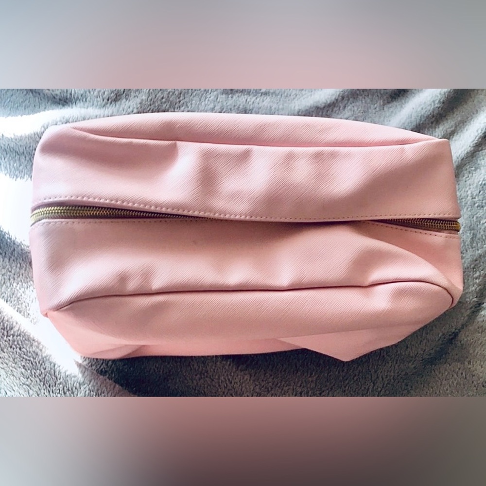 Too Faced Heart Design Pink Cosmetic Case Extra Large! Roomy!! EUC (PM-5) - Picture 6 of 11